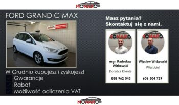 Ford Grand C-MAX 2.0 TDCi 150KM Edition • Salon Polska • Serwis ASO Ford • Gwarancja full