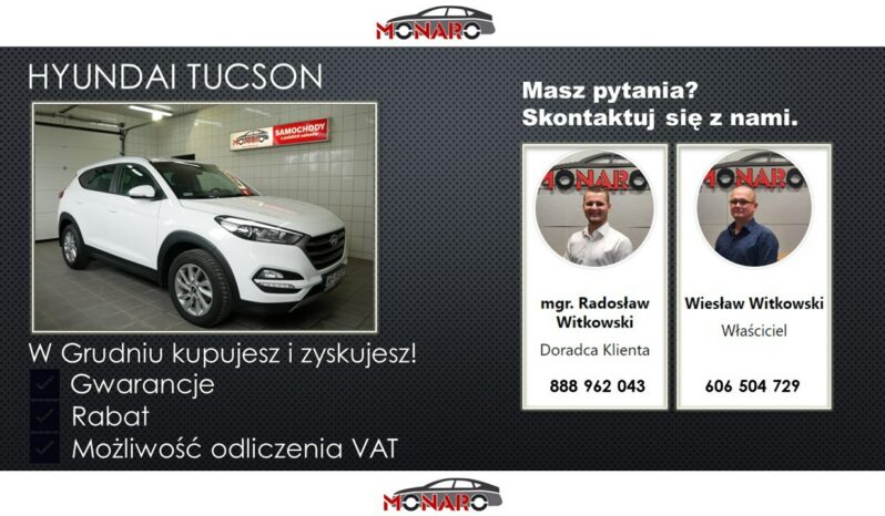 Hyundai Tucson Comfort 1.7 CRDi • Salon Polska • Serwis ASO Hyundai • Gwarancja full
