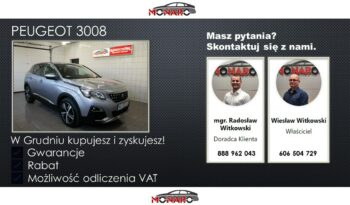 Peugeot 3008 ALLURE 1.5 HDi 130 • Salon Polska • Serwis ASO Peugeot • Gwarancja full