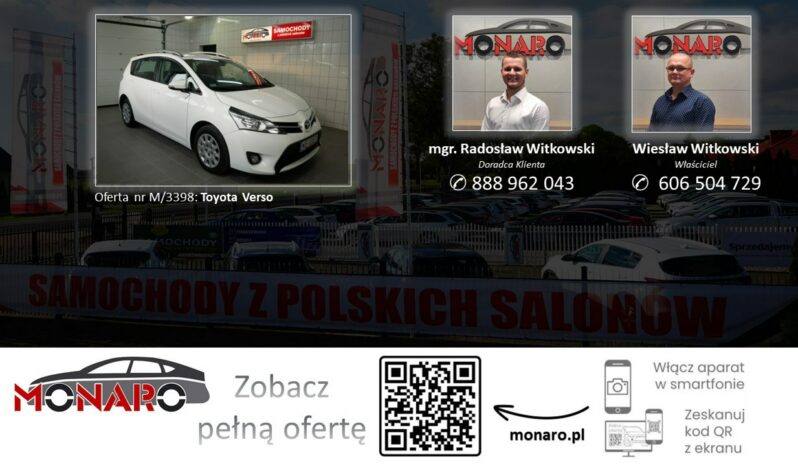 Toyota Verso 1.6 D-4D • SALON POLSKA 2018 • Serwis ASO • Gwarancja! full