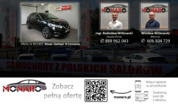 Nissan Qashqai Nowy model 1.6 DiG-T N-Connecta • SALON POLSKA • Serwis • Gwarancja full