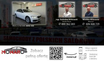 BMW 330 330i Automat 252KM • SALON POLSKA 2017 • Serwis ASO BMW • Gwarancja full