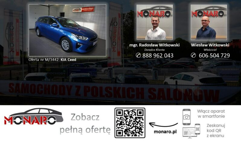 Kia Cee’d T-GDi 120KM • Bogata wersja • SALON POLSKA 2019 Serwis ASO • Gwarancja full