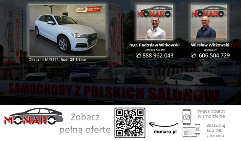 Audi Q5 S-LINE 2.0 TDI • Webasto • SALON POLSKA 2018 • Serwis ASO • Gwarancja full