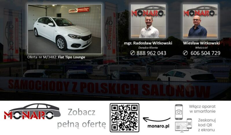 Fiat Tipo LOUNGE 1.4 T-Jet 120KM • SALON POLSKA 2018 • Serwis ASO Fiat Gwarancja full