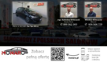 Fiat Tipo 1.4 16V Mirror • SALON POLSKA 2020 • 68.000 km Serwis • Gwarancja full