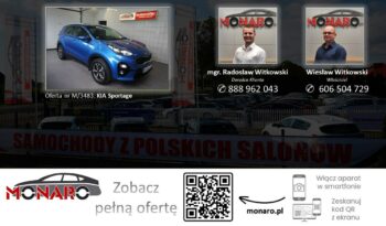 Kia Sportage 1.6 CRDi 136KM 7DCT Blue Flame • SALON POLSKA • Serwis ASO • Gwarancja full