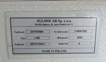 Iveco Daily 35S16H3 IGLOOCAR IZOTERMA 3.0 HPI Salon Polska GWARANCJA 3 LATA FV 23% full