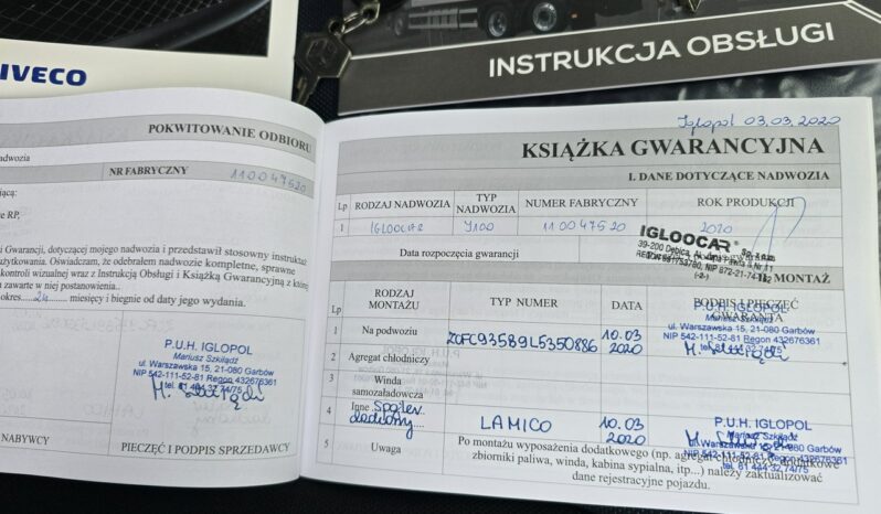 Iveco Daily 35S16H3 IGLOOCAR IZOTERMA 3.0 HPI Salon Polska GWARANCJA 3 LATA FV 23% full
