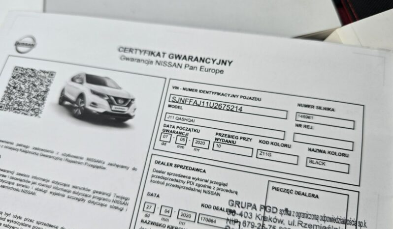 Nissan Qashqai TEKNA 1.3 DiG-T 140KM Salon PL 2020 Serwis ASO GWARANCJA 3 LATA FV 23% full