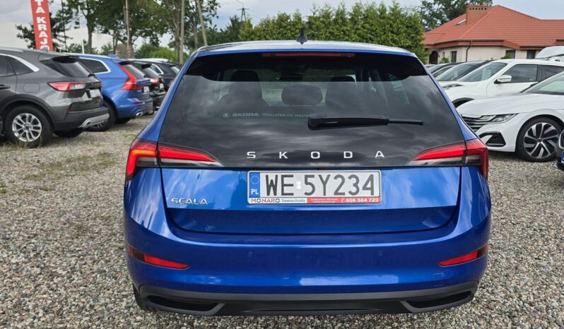 Škoda Scala STYLE Race Blue Salon Polska 2022 Serwis ASO GWARANCJA 3 LATA FV 23% full