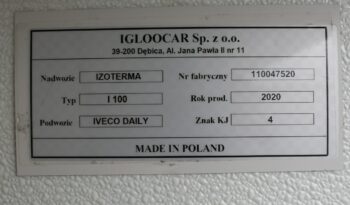 Iveco Daily 35S16H3 IGLOOCAR IZOTERMA 3.0 HPI Salon PL GWARANCJA SelectCar+ FV 23% full