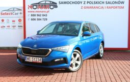 Škoda Scala STYLE Kolor Race Blue Salon Polska GWARANCJA i RAPORT SelectCar+ FV23%