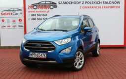 Ford EcoSport TITANIUM +Pakiet zimowy Salon PL GWARANCJA i RAPORT SelectCar+ FV 23%