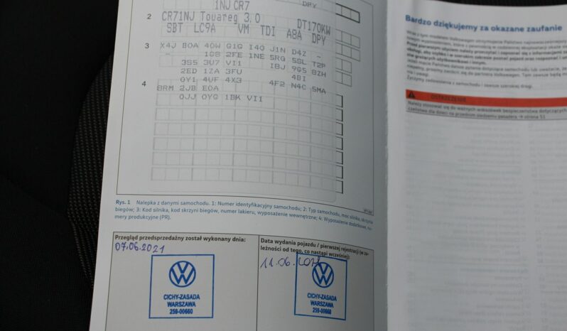 Volkswagen Touareg 3.0 V6 TDI 4Motion DSG Salon PL GWARANCJA i RAPORT SelectCar+ FV 23% full