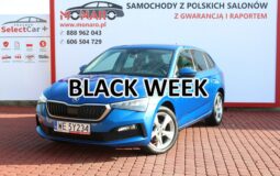 Škoda Scala STYLE Kolor Race Blue Salon Polska GWARANCJA i RAPORT SelectCar+ FV23%