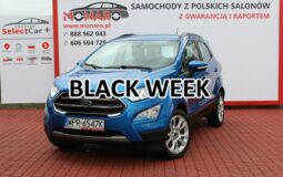 Ford EcoSport TITANIUM +Pakiet zimowy Salon PL GWARANCJA i RAPORT SelectCar+ FV 23%