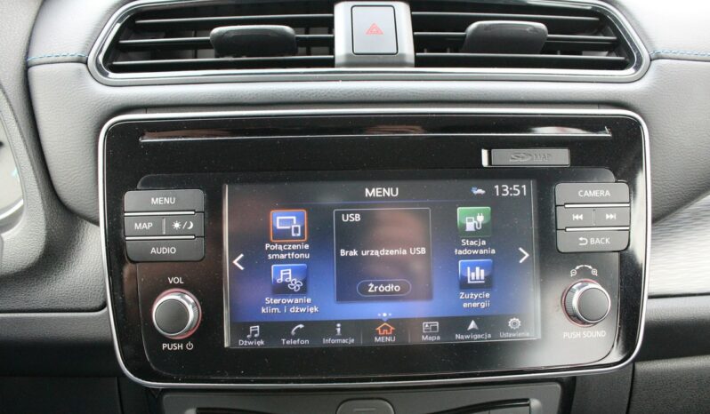Nissan Leaf Napęd elektryczny 40 kWh Salon PL 1-właściciel RAPORT SelectCar+ FV23% full