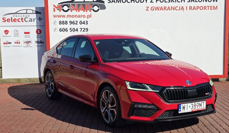 Škoda Octavia RS Challenge +Pakiety 2.0 TSI 245KM DSG Salon PL Finansowanie FV 23% full