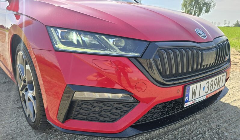 Škoda Octavia RS Challenge Selection 2.0 TSI 245KM DSG Salon Polska, Czerwień Velvet full