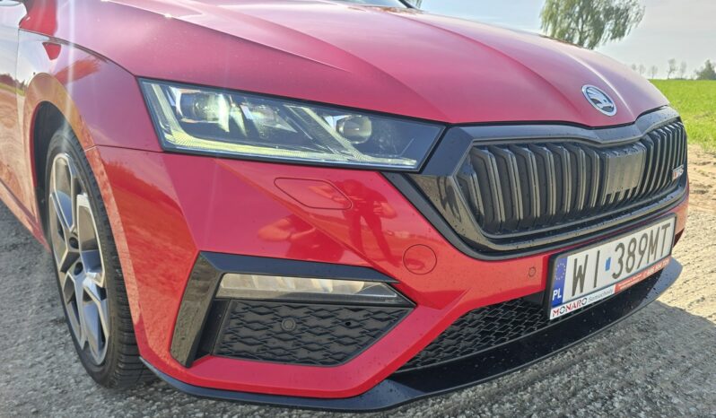 Škoda Octavia RS Challenge Selection 2.0 TSI 245KM DSG Salon Polska, Czerwień Velvet full