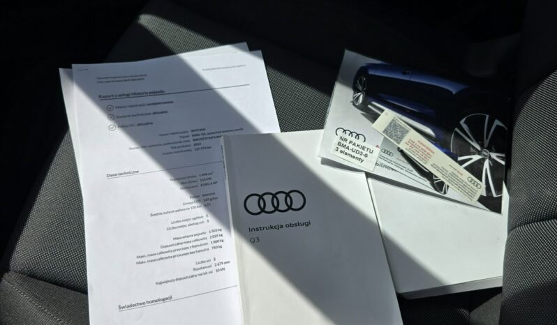Audi Q3 S-Tronic 35 TFSI 150KM Advanced Salon Polska Gwarancja do 3 lat! full