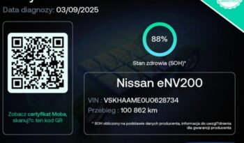 Nissan NV200 Elektryczny Bus XL Voltia Max Wysoki Salon Polska Serwis ASO Nissan full