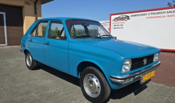 Peugeot 104 Wersja GL Pojazd Zabytkowy 1977 Żółte tablice Stan kolekcjonerski full