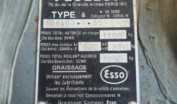 Peugeot 104 Wersja GL Pojazd Zabytkowy 1977 Żółte tablice Stan kolekcjonerski full
