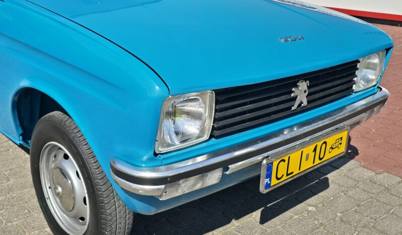 Peugeot 104 Wersja GL Pojazd Zabytkowy 1977 Żółte tablice Stan kolekcjonerski full