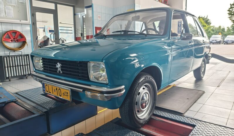 Peugeot 104 Wersja GL Pojazd Zabytkowy 1977 Żółte tablice Stan kolekcjonerski full