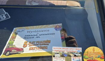 Peugeot 104 Wersja GL Pojazd Zabytkowy 1977 Żółte tablice Stan kolekcjonerski full