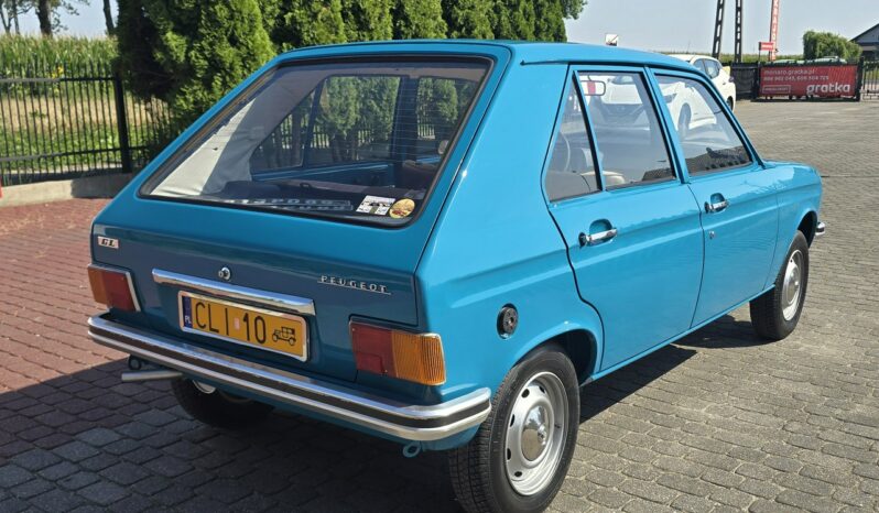 Peugeot 104 Wersja GL Pojazd Zabytkowy 1977 Żółte tablice Stan kolekcjonerski full