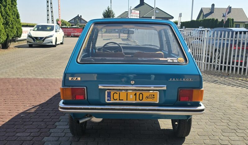 Peugeot 104 Wersja GL Pojazd Zabytkowy 1977 Żółte tablice Stan kolekcjonerski full