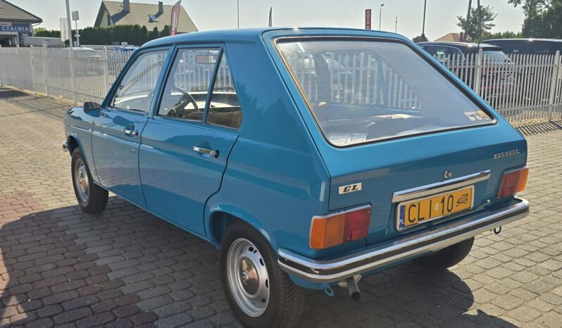 Peugeot 104 Wersja GL Pojazd Zabytkowy 1977 Żółte tablice Stan kolekcjonerski full
