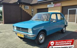 Peugeot 104 Wersja GL Pojazd Zabytkowy 1977 Żółte tablice Stan kolekcjonerski