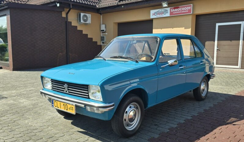 Peugeot 104 Wersja GL Pojazd Zabytkowy 1977 Żółte tablice Stan kolekcjonerski full