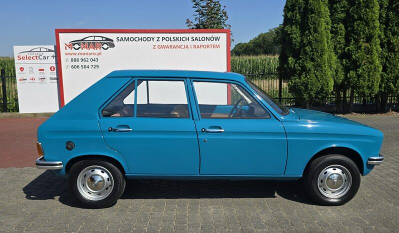 Peugeot 104 Wersja GL Pojazd Zabytkowy 1977 Żółte tablice Stan kolekcjonerski full