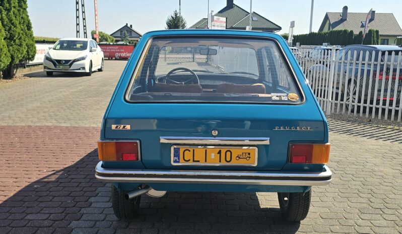 Peugeot 104 Wersja GL Pojazd Zabytkowy 1977 Żółte tablice Stan kolekcjonerski full