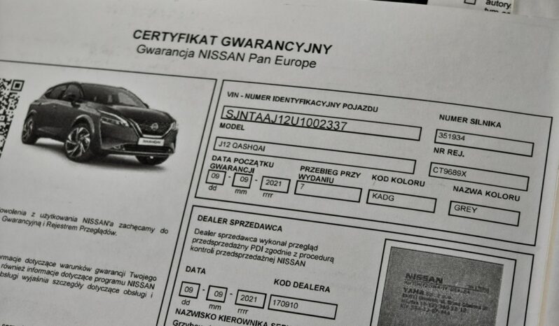Nissan Qashqai 1.3 DIG-T MHEV 140KM Acenta Salon Polska 41.000 km Gwarancja do 3 lat! full